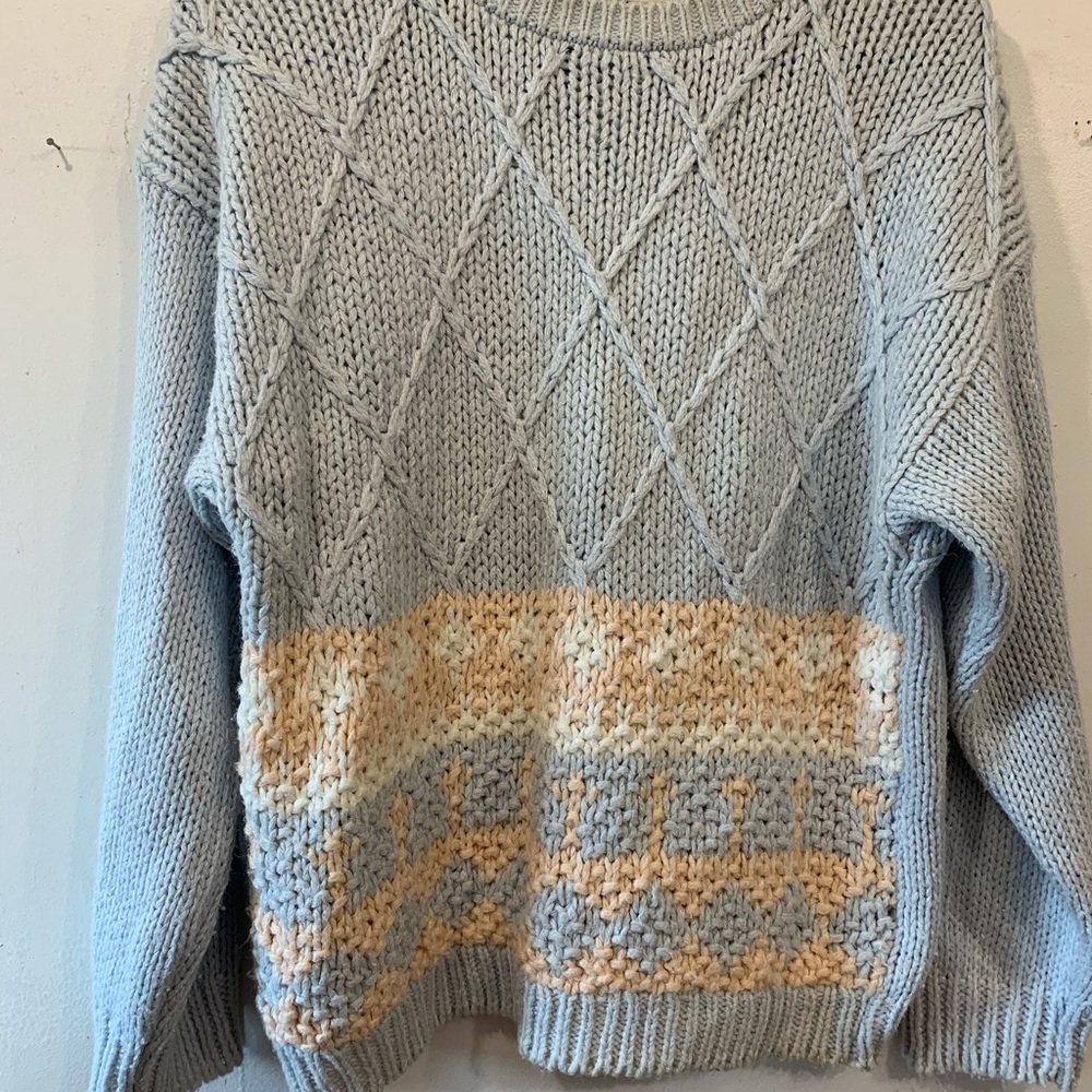 Hand knit sweater